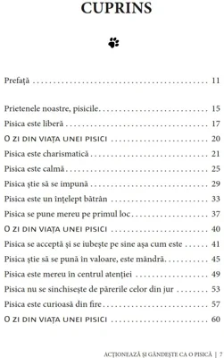 Actioneaza si gandeste ca o pisica. Liber, calm, demn, atent, increzator, elegant, independent - Stephane Garnier