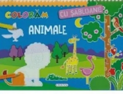 Coloram cu sabloane. Animale