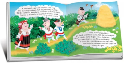 Carti mici pentru pici - Cei 3 purcelusi |