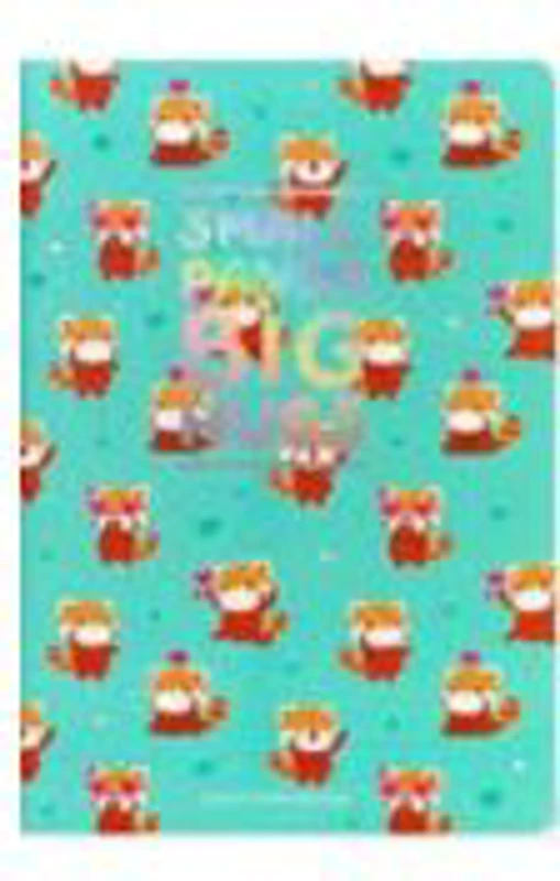 Caiet velin Quaderno, Panda rosu, mediu, Legami