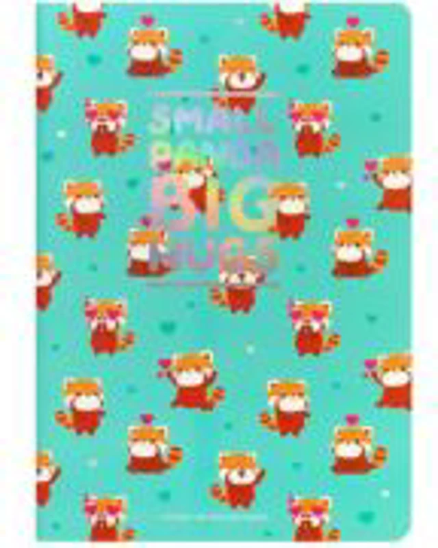 Caiet Quaderno, Panda Rosu, Mediu, Legami