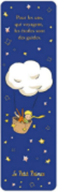 Semn de carte The Little Prince and Fox in a Balloon of Clouds, Kiub