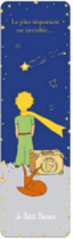 Semn de carte The Little Prince and the Fox With Their Suitcase, Kiub