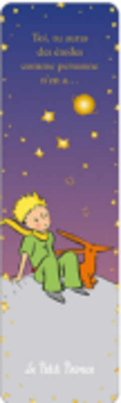 Semn de carte Le Petit Prince Watching Saturn, Kiub