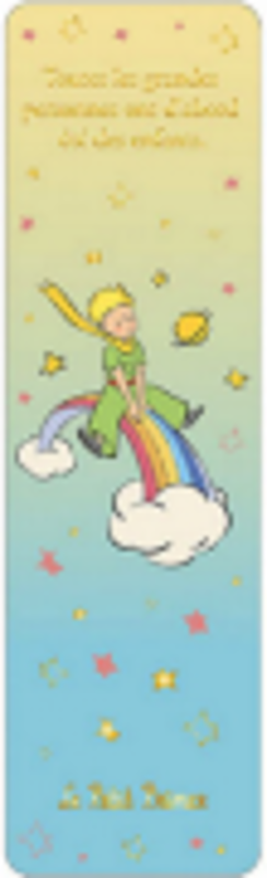 Semn de carte Le Petit Prince on the Rainbow, Kiub
