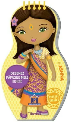 Desenez papusile mele indiene cu ASHNA. Colectia MiniMiki