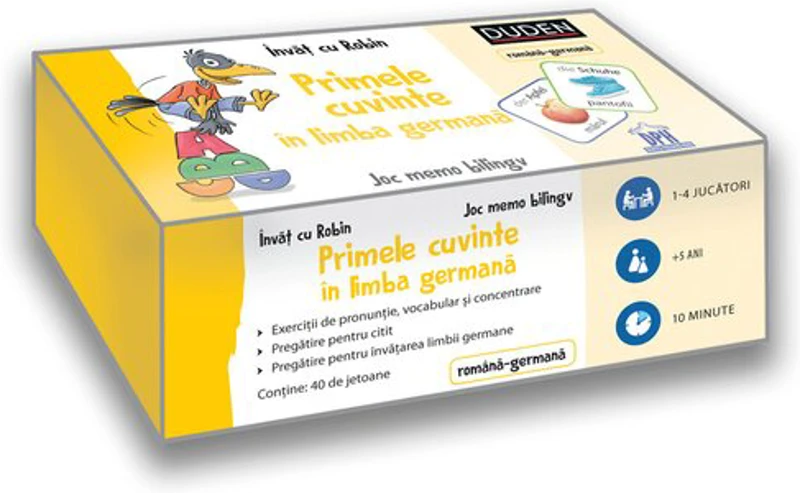 Invat cu Robin. Primele cuvinte in limba germana
