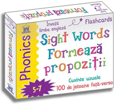 Sight words - Formeaza propozitii - Jetoane Limba Engleza