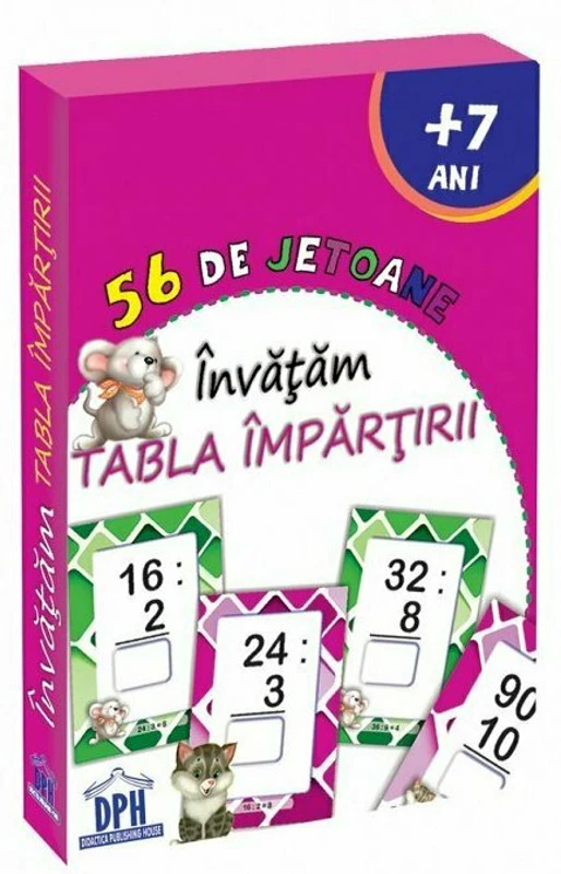 56 de Jetoane - Invatam tabla impartirii