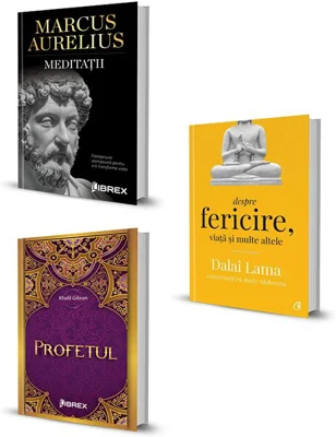 Pachetul Arta fericirii si a intelepciunii. Set 3 carti