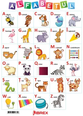 Alfabetul. Planse educationale