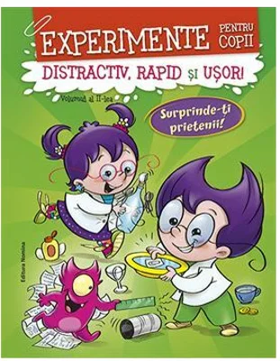 Experimente pentru copii - verde