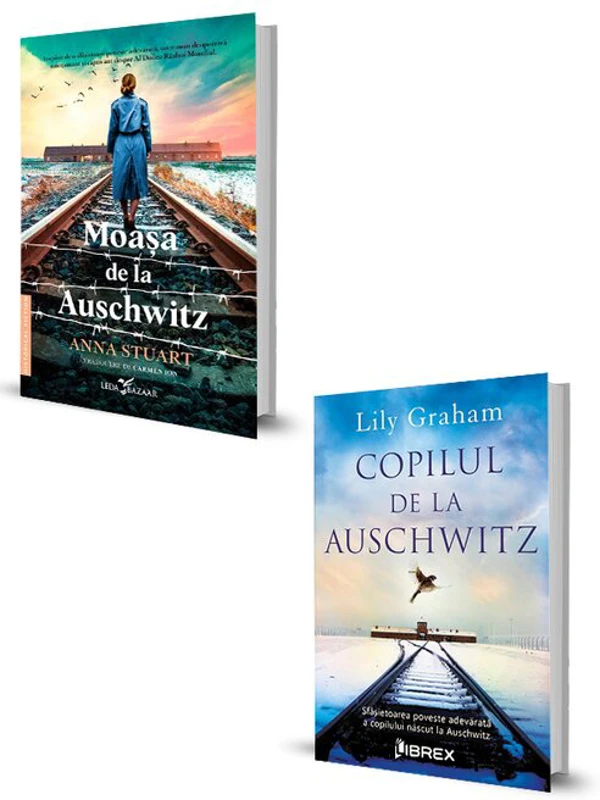 Pachet Moasa de la Auschwitz + Copilul de la Auschwitz. Set 2 carti
