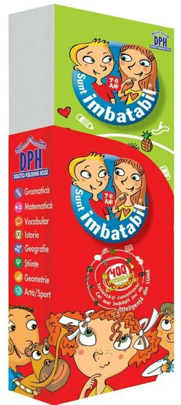 400 Intrebari si Raspunsuri. Testeaza-ti cunostintele, nivel 7-8 ani, volumul 1. Sunt Imbatabil