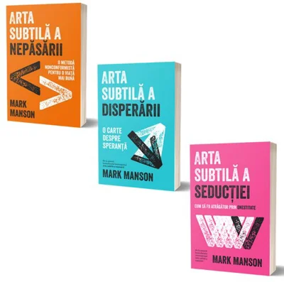 Pachet Mark Manson. Set 3 volume