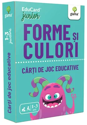 Forme si culori. EduCard Junior. Carti de joc educative