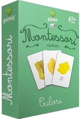 Culori. Carti de joc Montessori clasificare