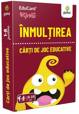 Inmultirea. EduCard expert. Carti de joc educative