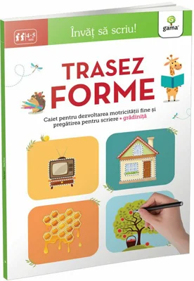 Invat sa scriu! Trasez forme 4-5 ani