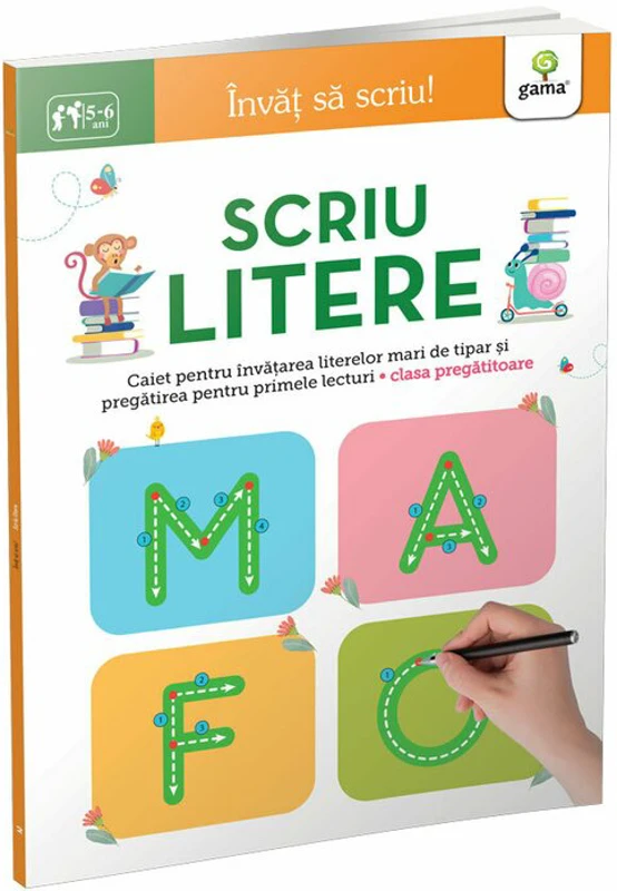 Invat sa scriu! Scriu litere 5-6 ani