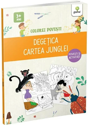 Colorez povesti. Degetica. Cartea Junglei