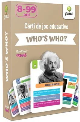 Who's Who. EduCard expert. Carti de joc educative