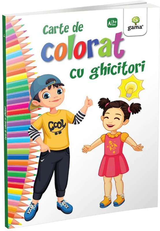 Carte de colorat cu ghicitori
