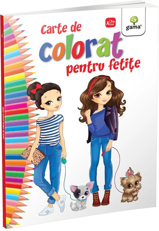 Carte de colorat pentru fetite
