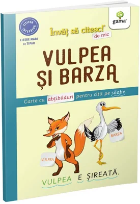Invat sa citesc! de mic... Vulpea si barza