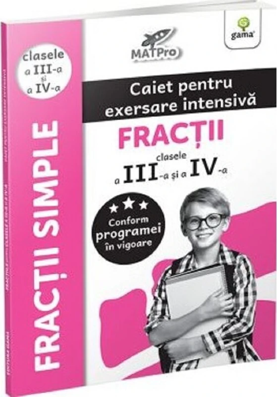 Fractii, clasele 3-4. Colectia MatPRO
