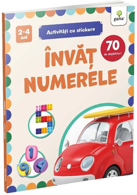 Invat numerele. Activitati cu stickere
