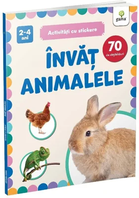 Invat animalele. Activitati cu stickere