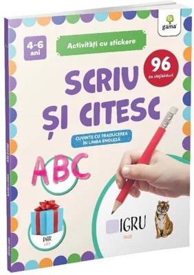 Scriu si citesc. Activitati cu stickere
