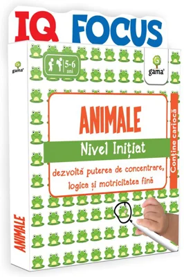 Animale. Nivel Initiat. Colectia IQ focus