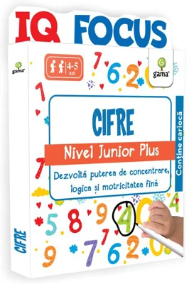 Cifre. Nivel Junior Plus. Colectia IQ focus