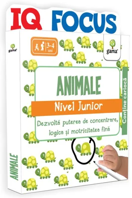Animale. Nivel Junior. Colectia IQ focus