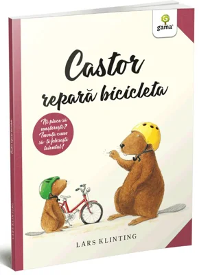 Castor repara bicicleta - Lars Klinting