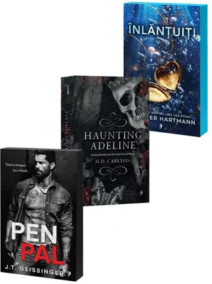 Pachet Pen Pal + Inlantuiti + Haunting Adeline. Set 3 carti