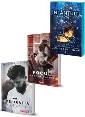 Pachet Respiratia dragostei + Focul care ne uneste + Inlantuiti. Set 3 carti