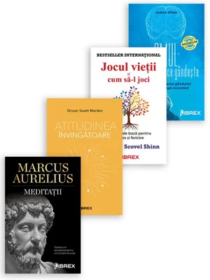 Pachet Secretele mentalitatii de invingator. Set 4 carti