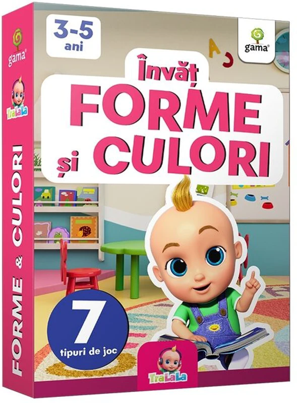 Carduri educative TraLaLa. Invat forme si culori