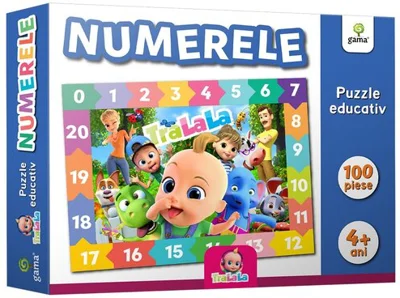 Puzzle educativ TraLaLa. Numerele