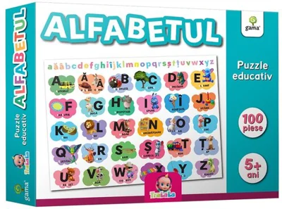Puzzle educativ TraLaLa. Alfabetul