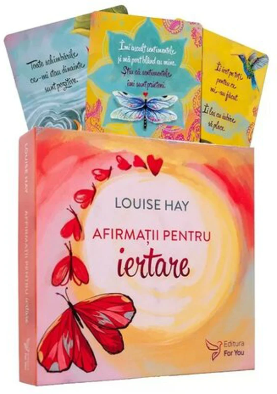 Afirmatii pentru iertare. Set de cartoline si carte - Louise Hay