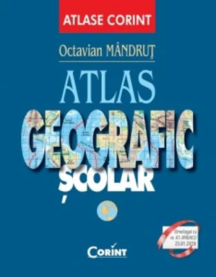 Atlas geografic scolar (coperta albastra)