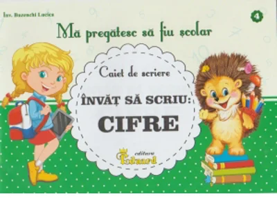 Caiet de scriere. Invat sa scriu cifre
