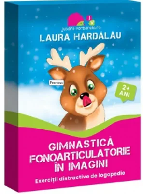 Gimnastica fonoarticulatorie in imagini - Exercitii distractive de logopedie