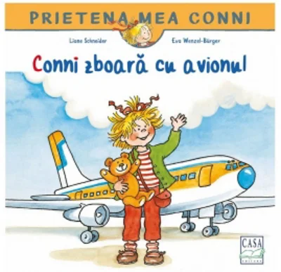 Conni zboara cu avionul