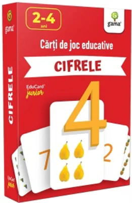 Carti de joc educative. Cifrele