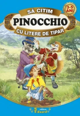Sa citim Pinocchio cu litere de tipar